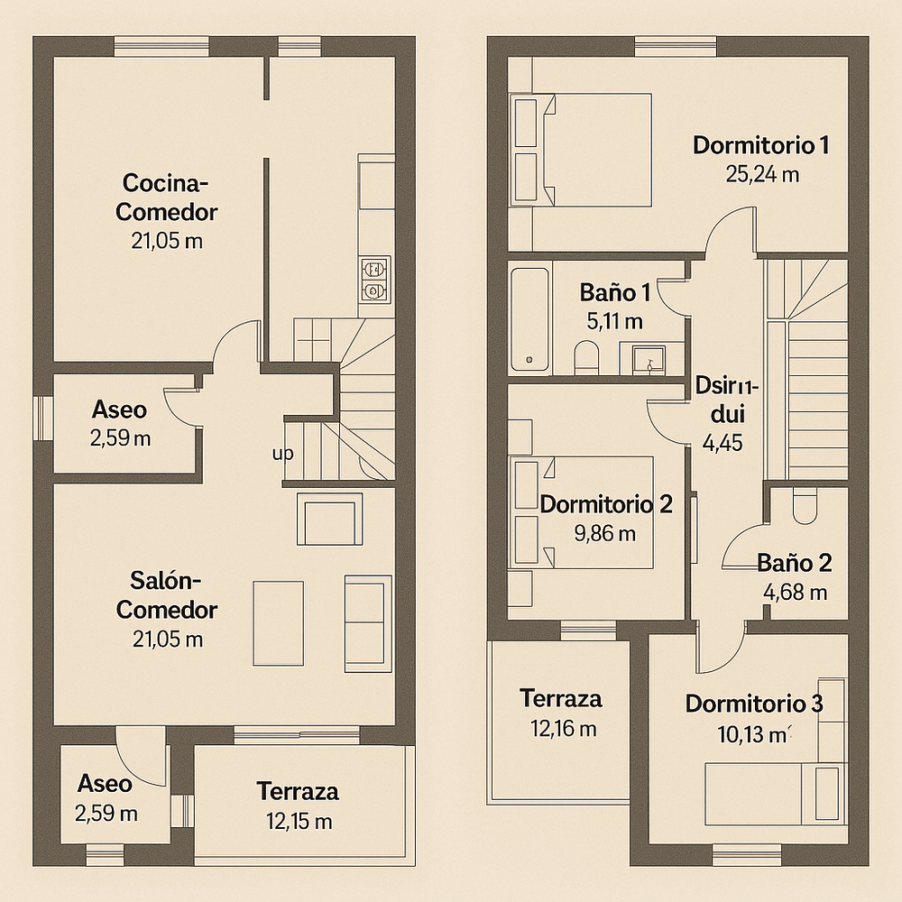 Suite floorplan preview